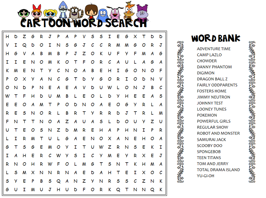 printable word search worksheets activity shelter - free printable word ...