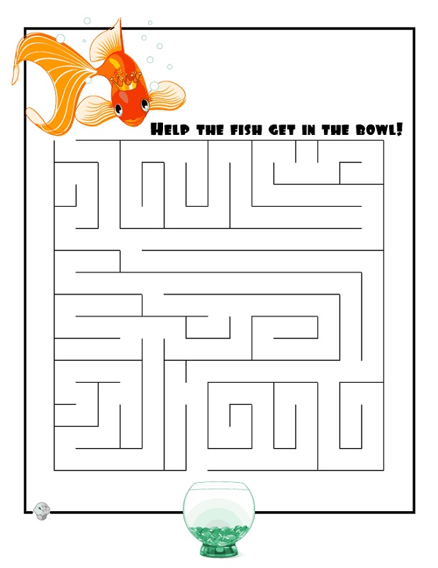 Printable Mazes For 4 Year Olds