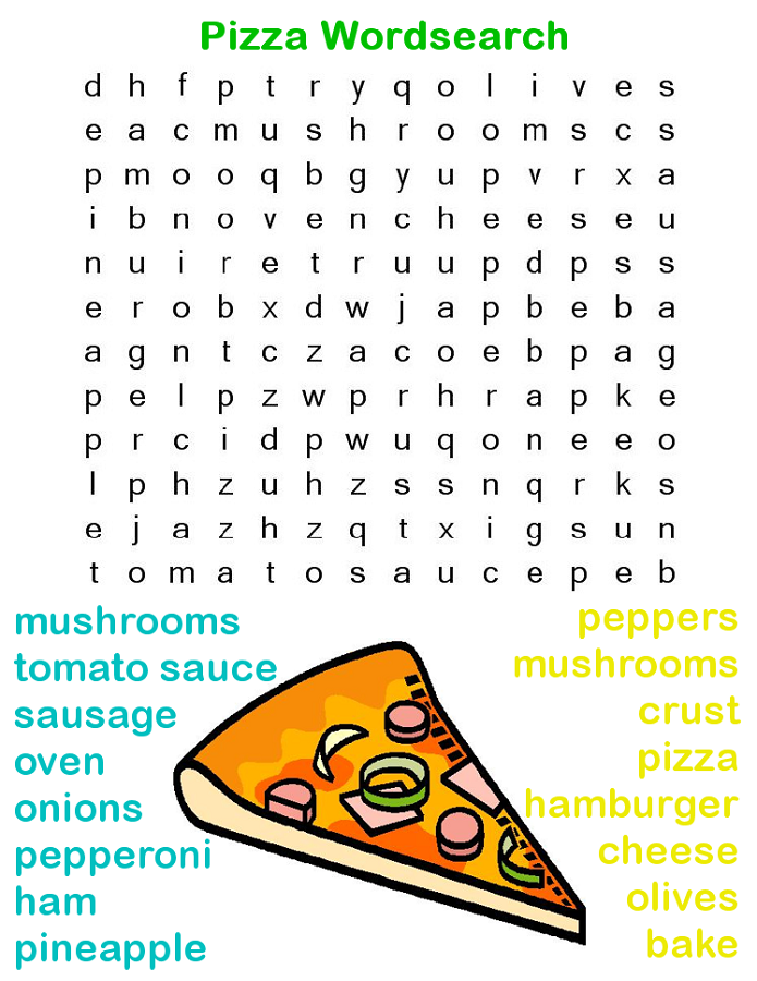 Children Word Search To Print Activity Shelter