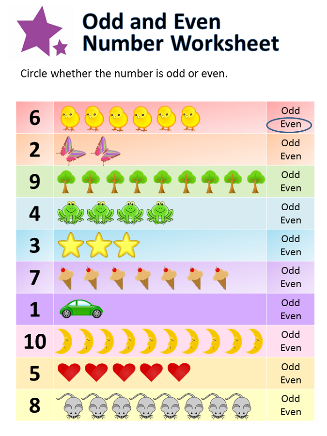 69 Odd And Even Numbers Worksheet For Kindergarten Even And Odd Numbers For Monday 