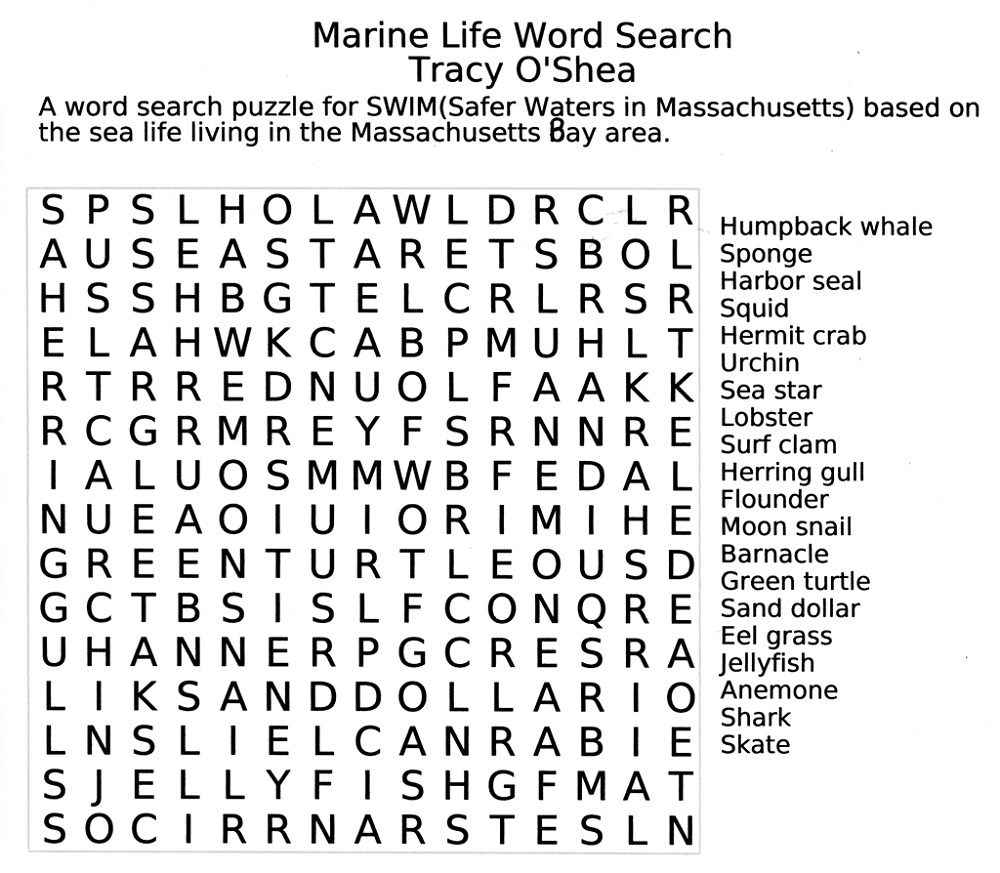 Jumbo Word Search Printable