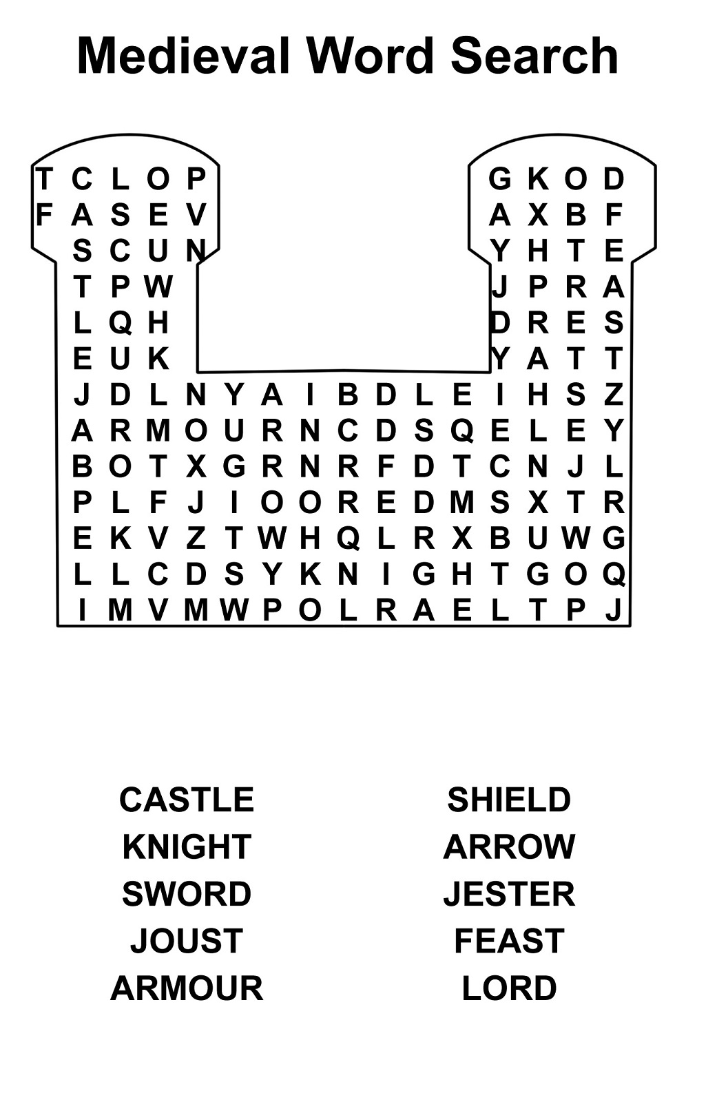 medieval-word-search-activity-shelter