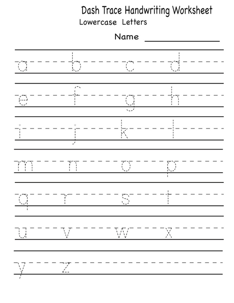 Tracing Abc Letter Worksheets