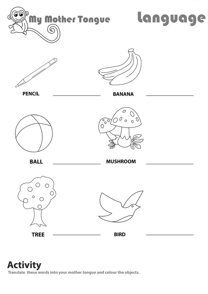 Worksheets For Children Worksheets For Kids Toddler Activities A 