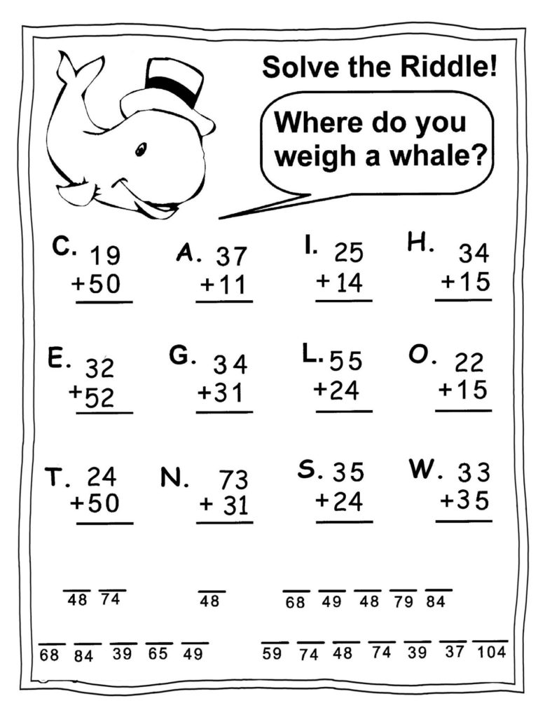 Math Is Fun Worksheets To Print Activity Shelter