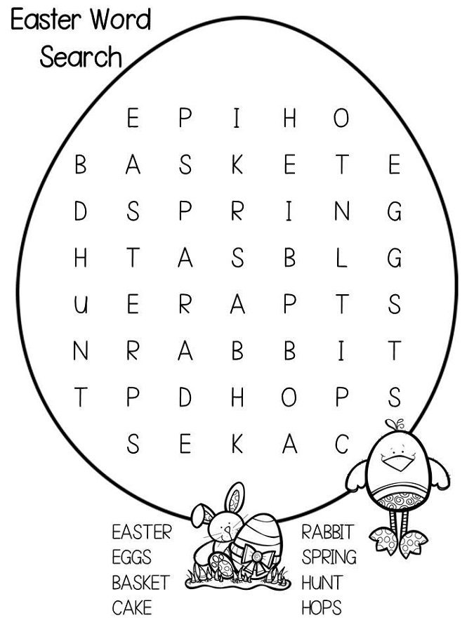 Free And Printable Word Search Easy Activity Shelter