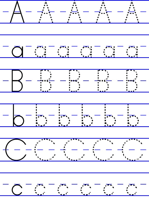 Tracing Letters Of The Alphabet Free Printables