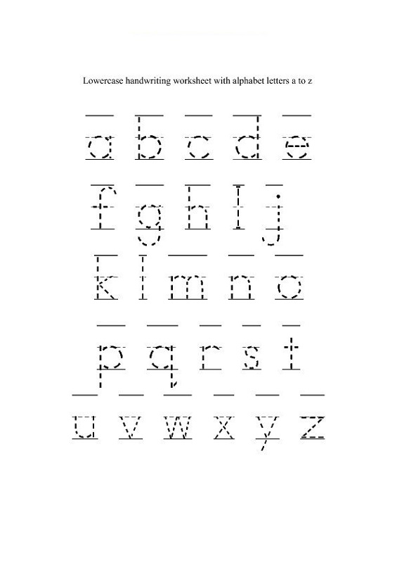 Letter Trace Printables