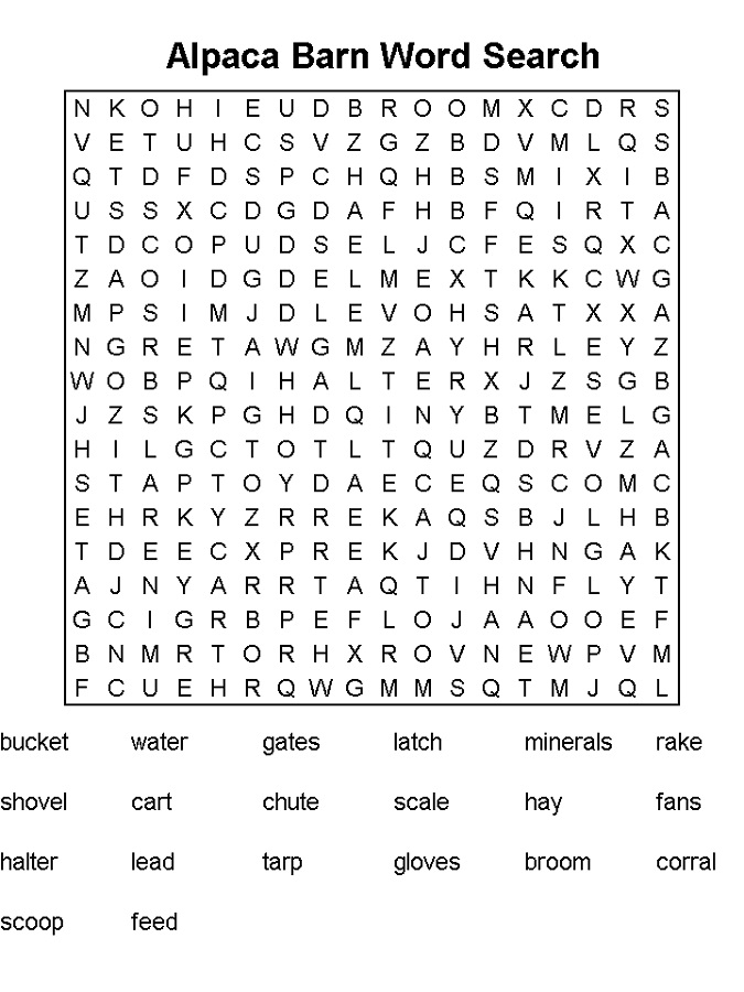 Cool Word Searches To Print Activity Shelter