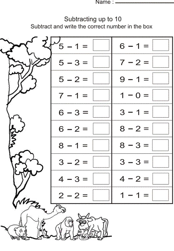 Printable Grade 1 Math Worksheets | Activity Shelter