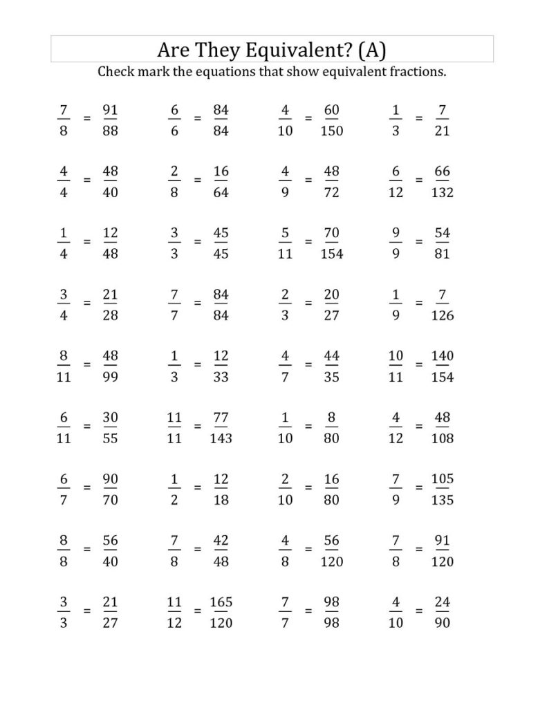 6th Grade Math Worksheets Activity Shelter