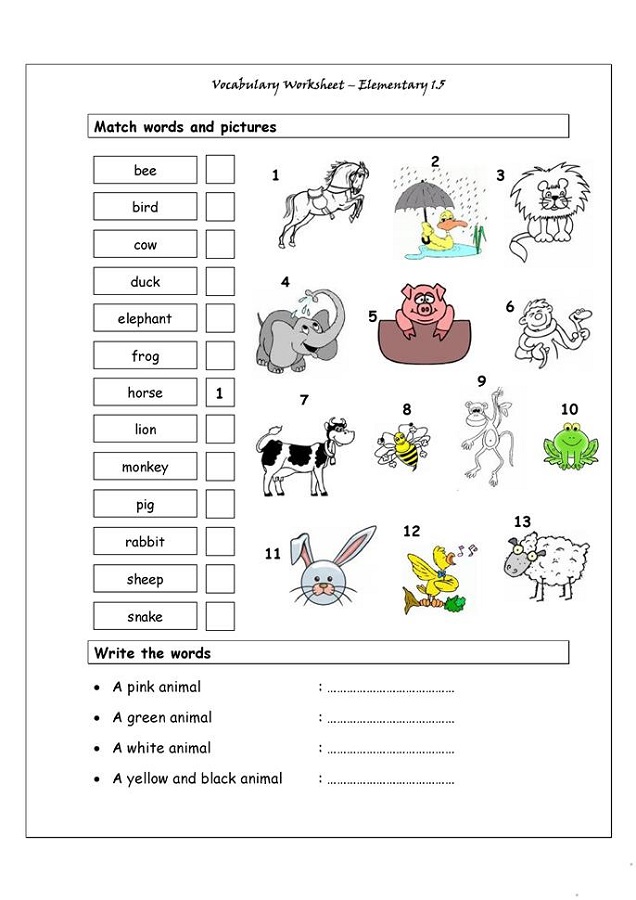 Printable Activities For Elementary Students