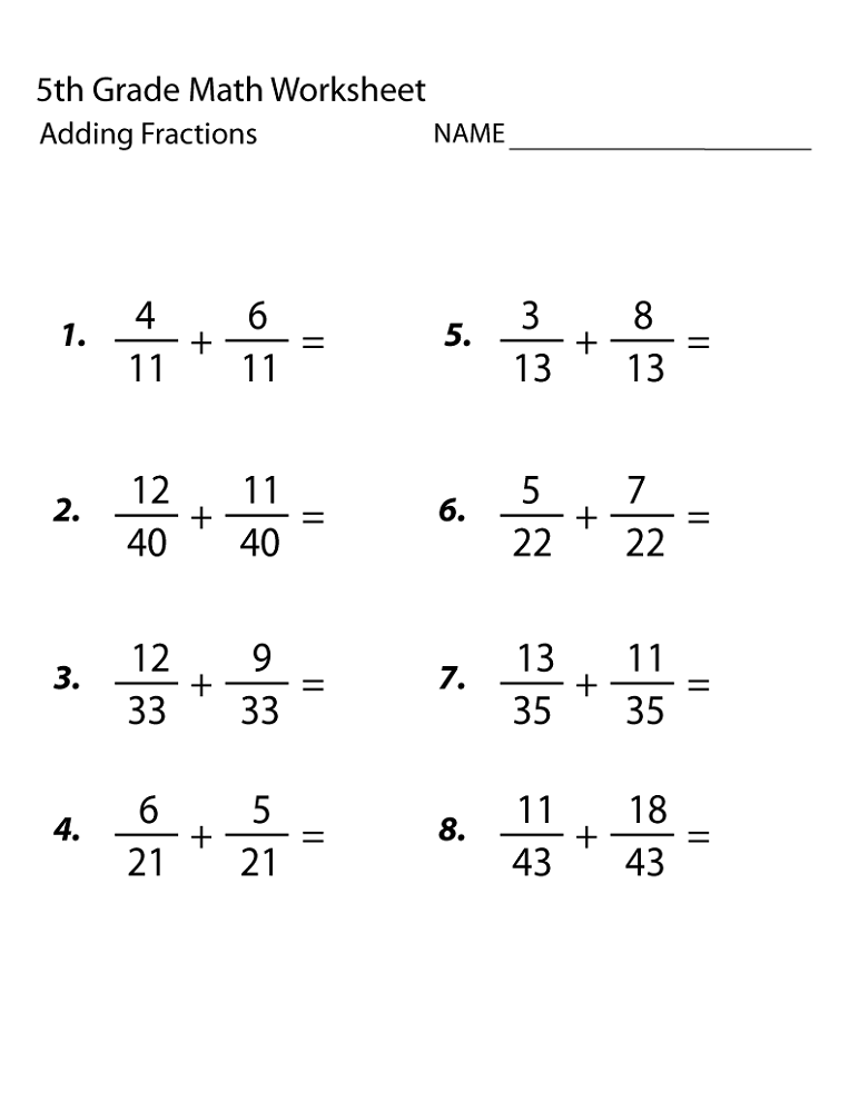 Free Grade 5 Math Worksheets | Activity Shelter