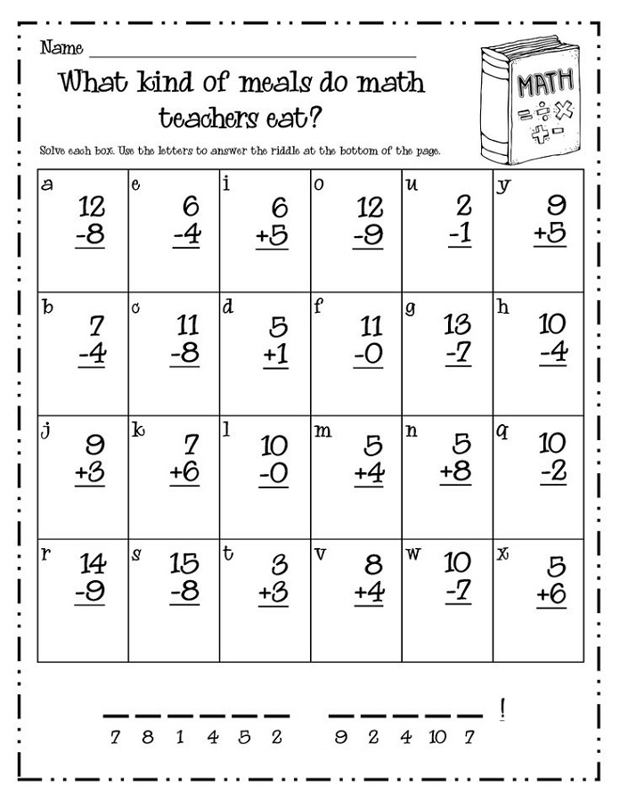 1st grade math worksheets mental addition to 12 1gif 10001294 - free ...