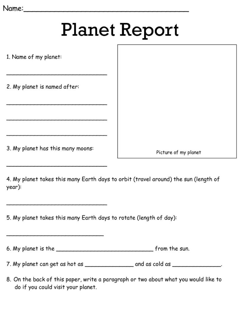 Easy Science Worksheets