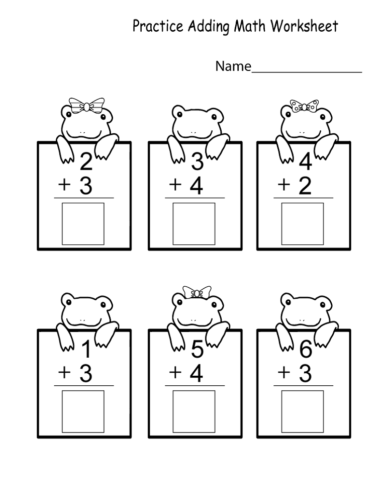 Math Sums For Kids Printable Activity Shelter