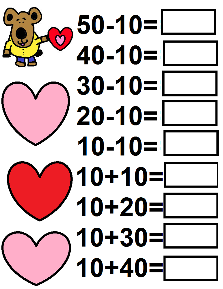 printable math worksheets for kindergarteners