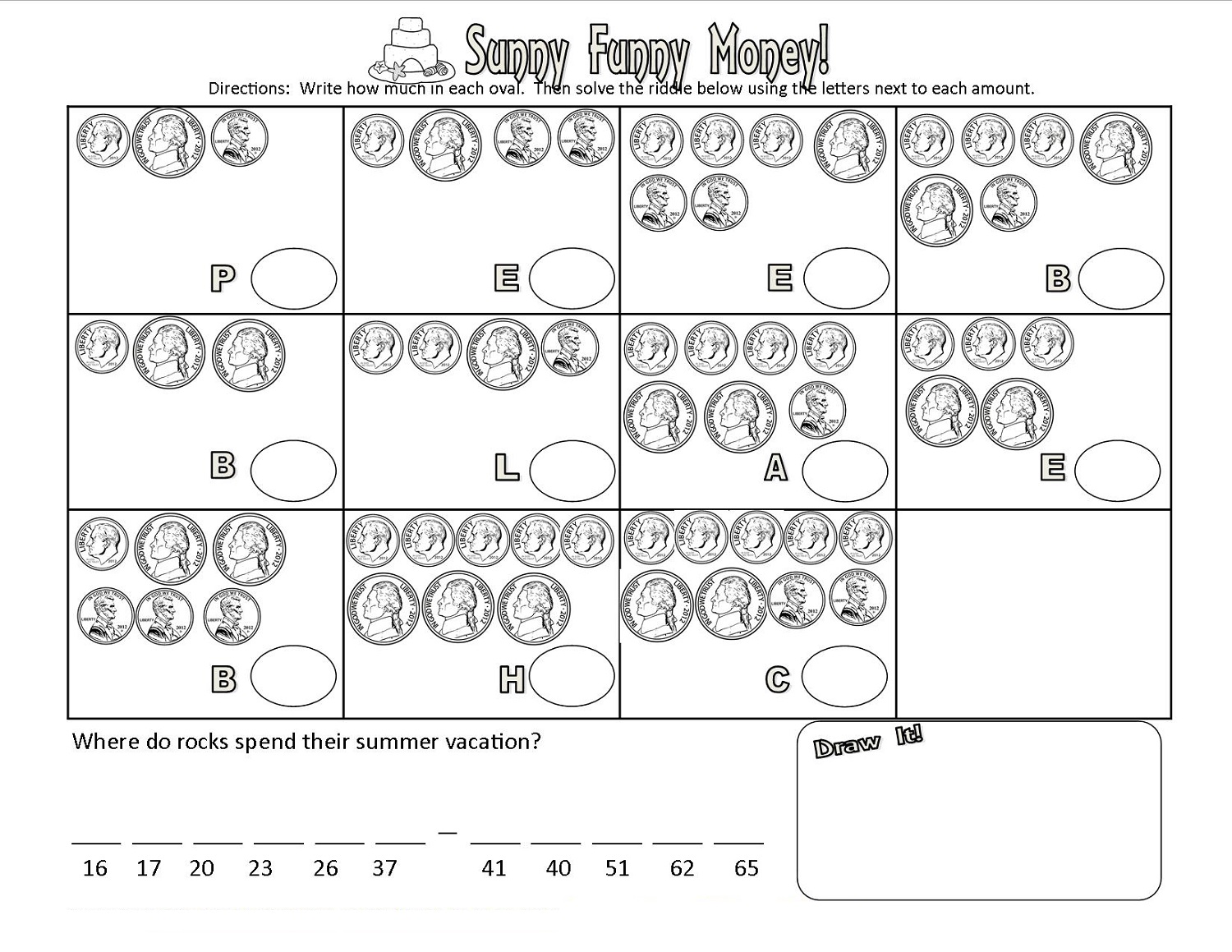 Free Fun Math Worksheets Activity Shelter