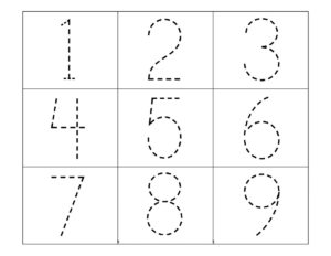 Traceable Numbers Worksheets | Activity Shelter