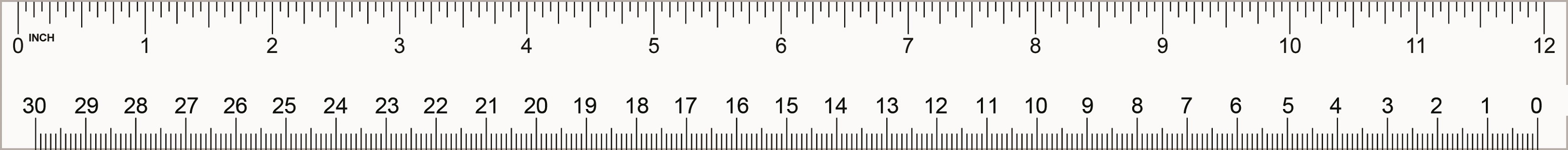 Printable Inch Rulers Printable Templates