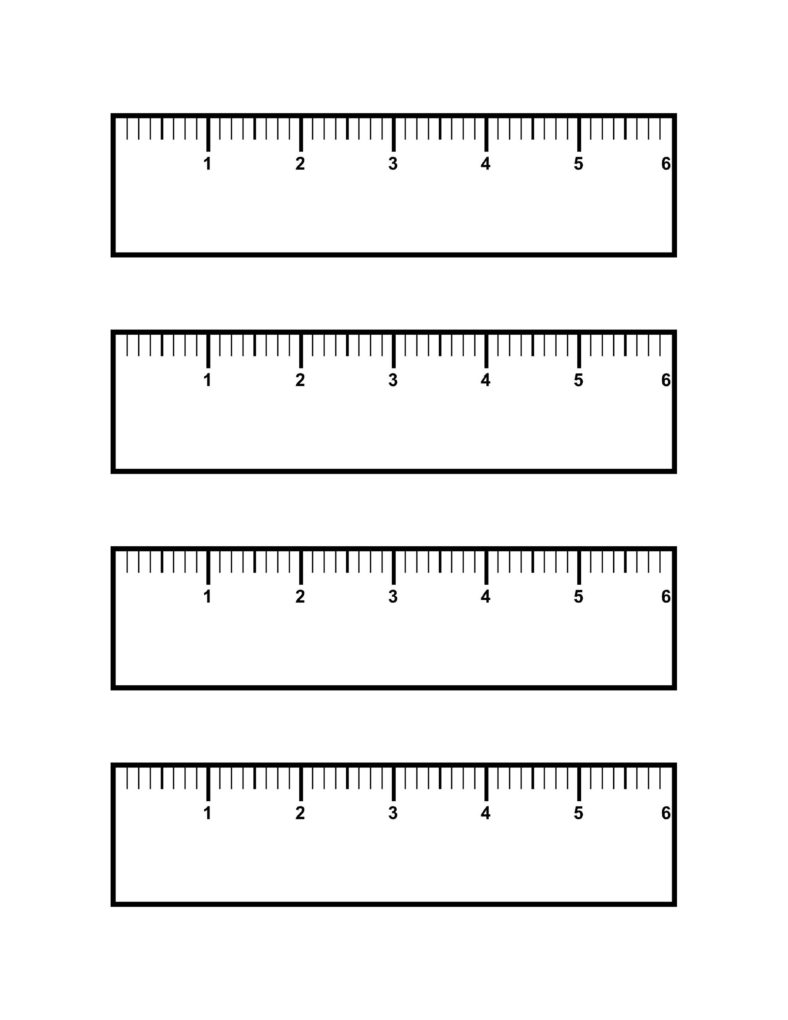 printable 6 inch ruler pdf