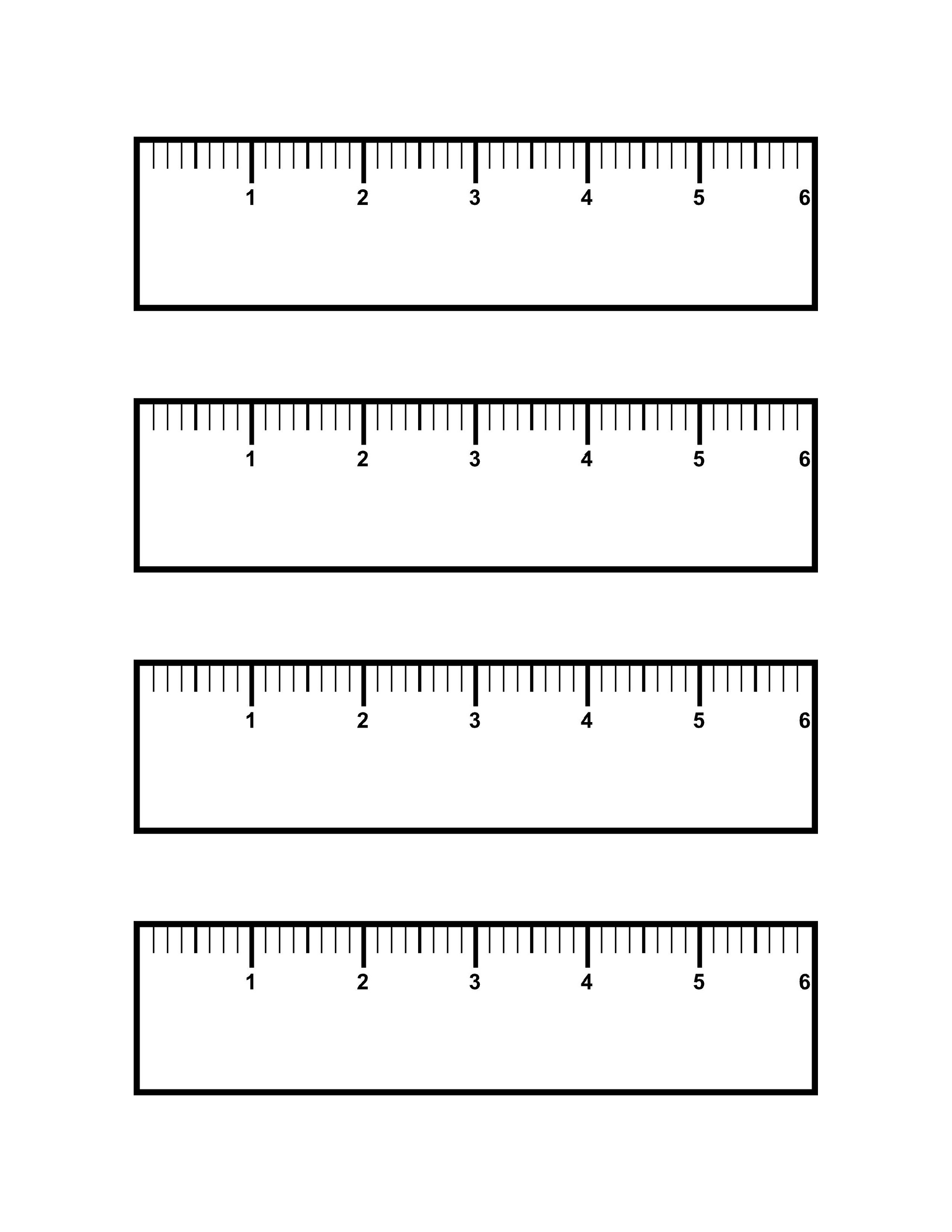free printable rulers inches and centimeters