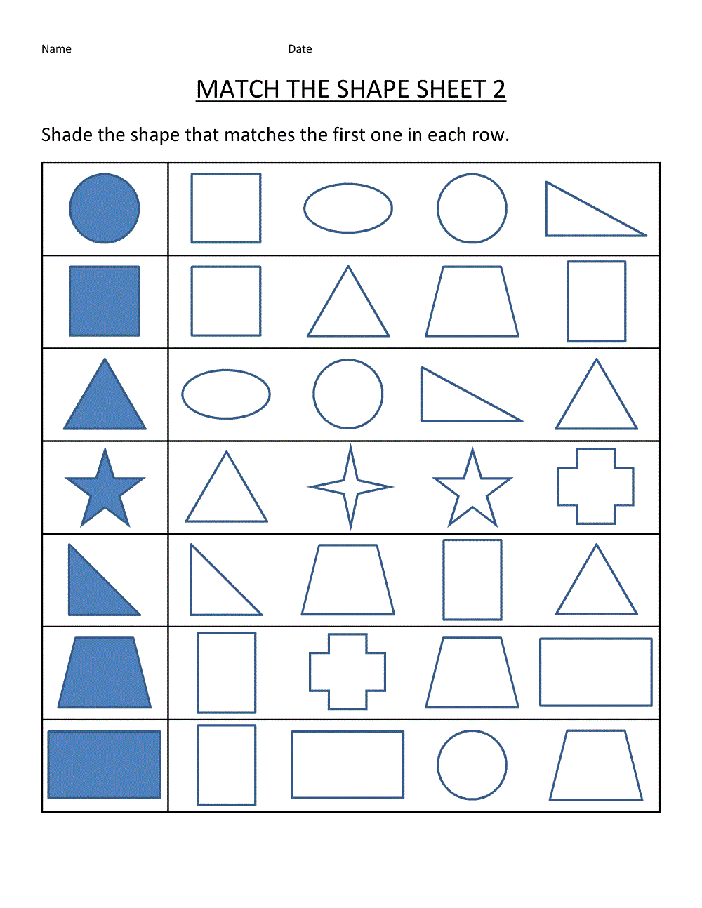 Printable Worksheets For Class
