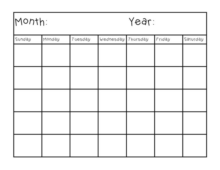 Printable Calendar Pages Monthly Activity Shelter