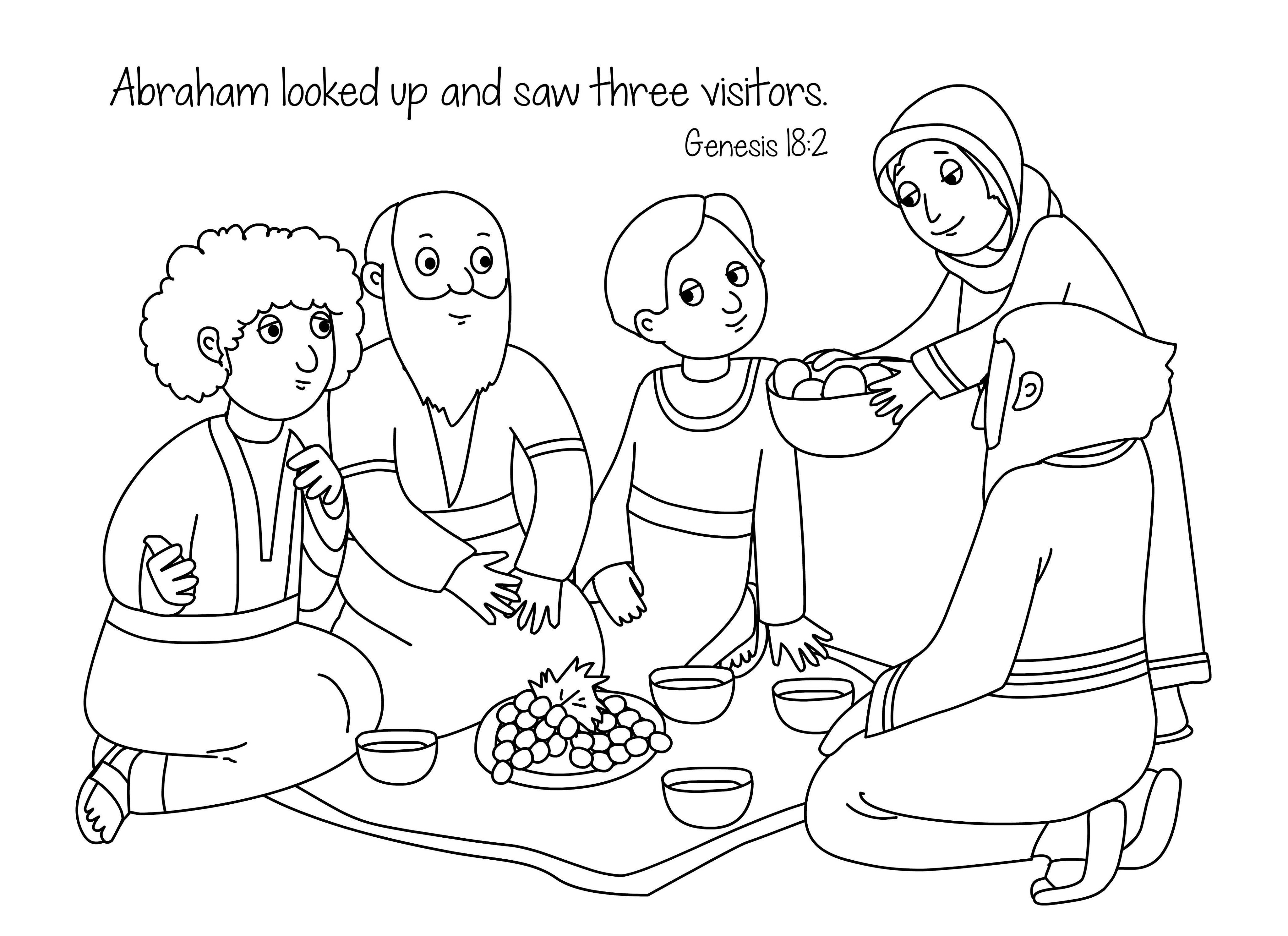 Coloring Pages Of Abraham And Sarah 10