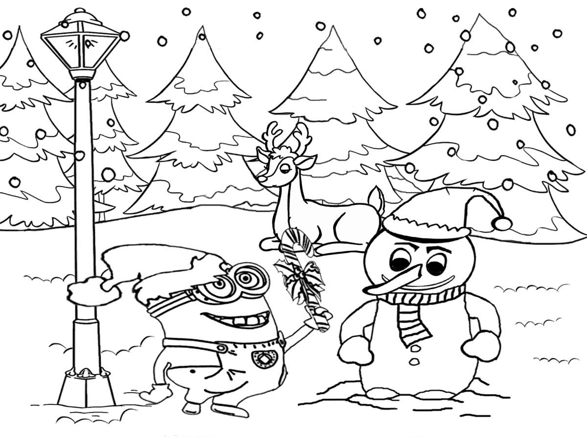 winter wonderland coloring pages activity shelter