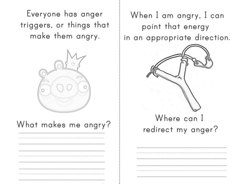 Anger Management Coloring Pages Printable | Activity Shelter