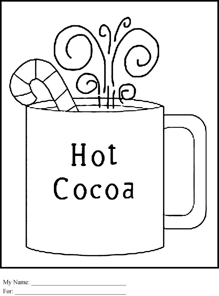 Coloring Page For Preschool 2024 Activity Shelter   Coloring Page For Preschool Cocoa 768x1034 